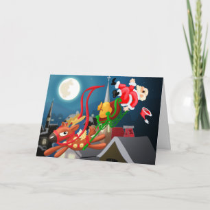 Santa's Sleigh Card