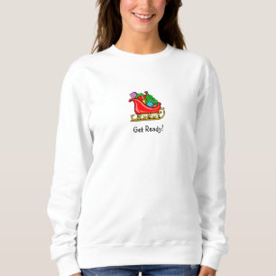 Santa's Sleigh Christmas Holiday Sweatshirt