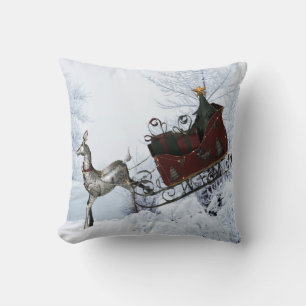 Santas Sleigh Cushion