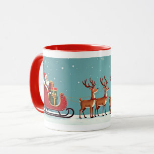 Santa's Sleigh Mug
