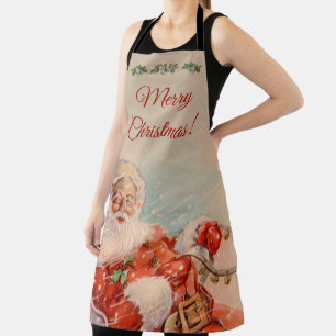 Santas Sleigh Ride Apron