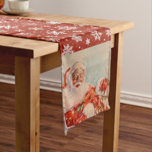 Santas Sleigh Ride Long Table Runner