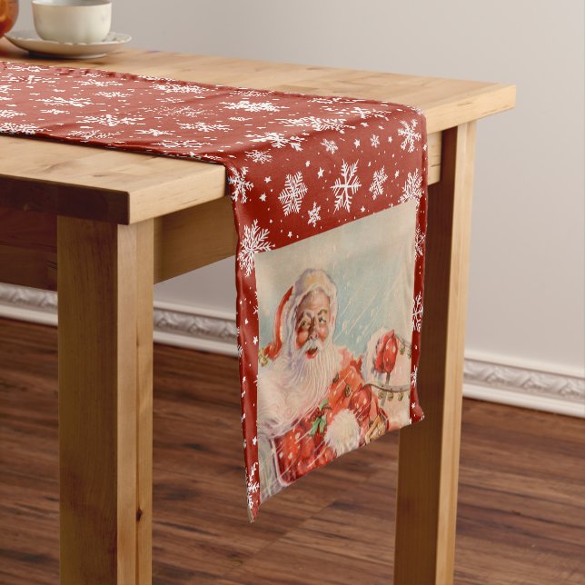 Santas Sleigh Ride Short Table Runner (In Situ)