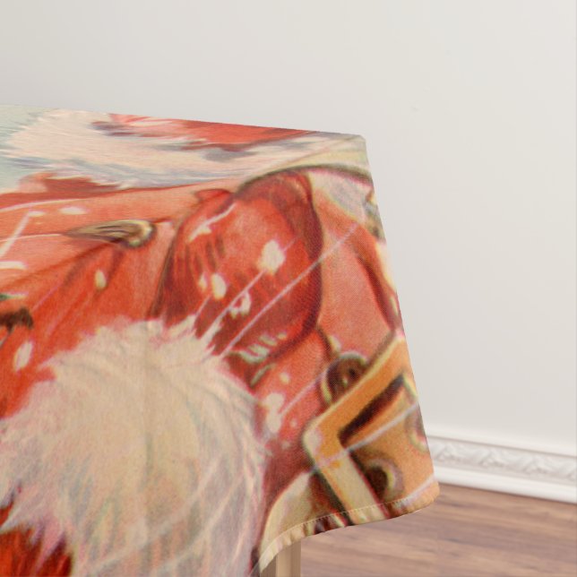 Santas Sleigh Ride Tablecloth (In Situ)