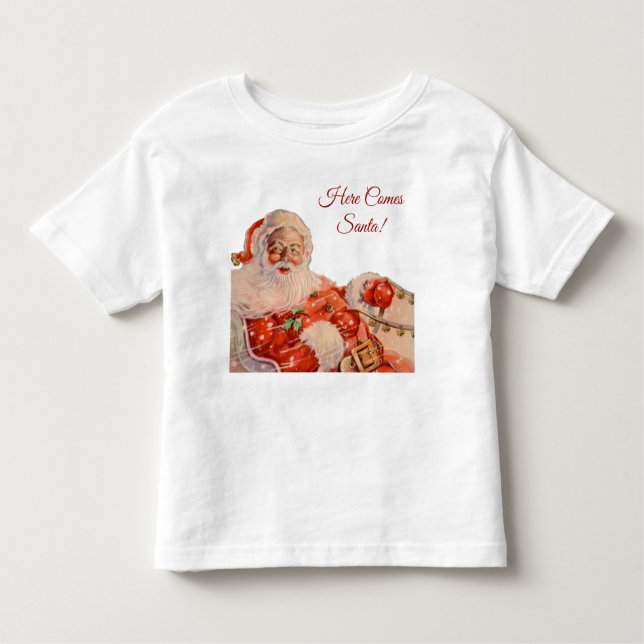 Santas Sleigh Ride  Toddler T-Shirt (Front)