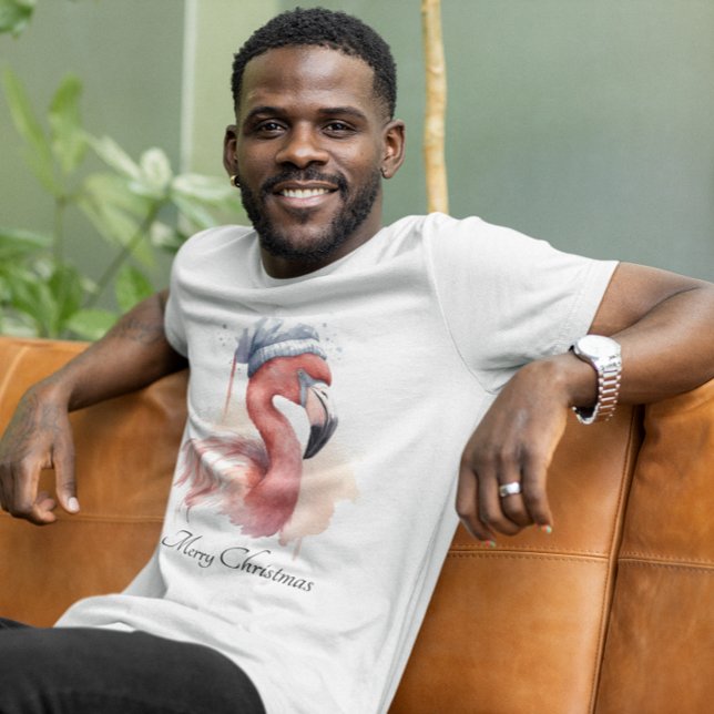 Santa's Snowbird Flamingo, custom T-Shirt (Creator Uploaded)