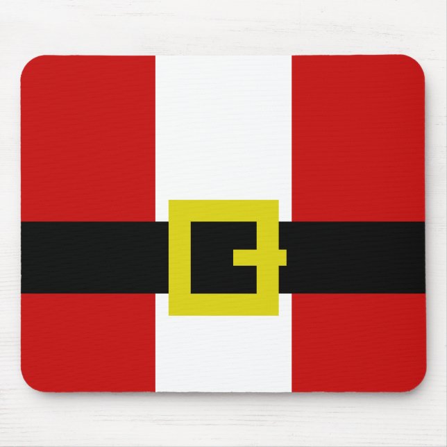 Santa's Suit Mouse Pad (Front)