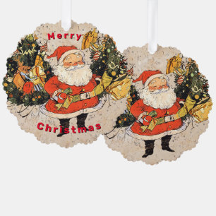 Santa's Trees - Christmas  Tree Decoration Card