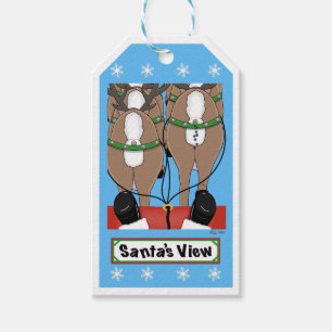 Santa's View Gift Tags