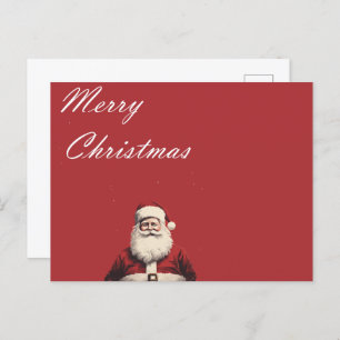 Santa's Vintage Greetings Postcard