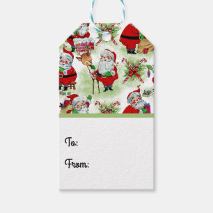 Santa's Vintage Workshop Gift Tags
