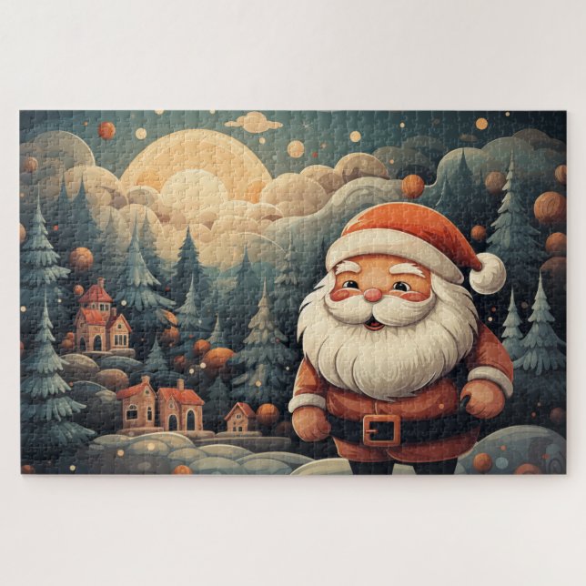 Santa's Watching You Jigsaw Puzzle (Horizontal)