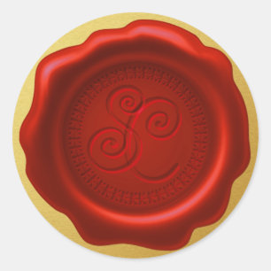 Santa's Wax Seal with SC Golden Sticker