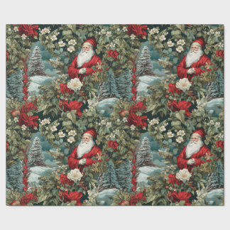 Santa's Winter Garden II Wrapping Paper