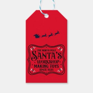 Santa's Workshop Christmas  Gift Tags