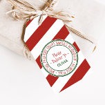 Santa's Workshop Christmas Name Gift Tags<br><div class="desc">These santa's workshop christmas name gift tags are perfect for a kids holiday gift. The design features an official north pole seal with the words "special delivery from santa's workshop - north pole" in a festive red font. Personalise the gift tags with your child's name.</div>