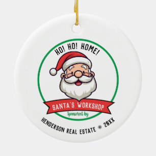 Santa's Workshop Company Christmas Ceramic Tree Decoration