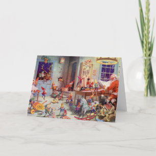 Santas Workshop Holiday Card