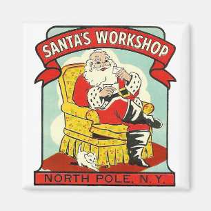 Santa's Workshop North Pole N.Y. - Magnet