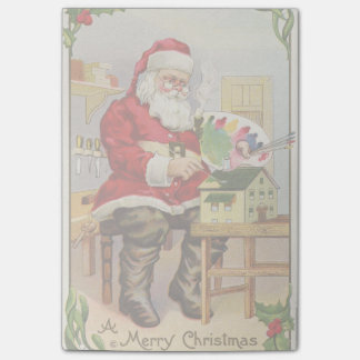Santa's Workshop vintage illustration Post-it Notes
