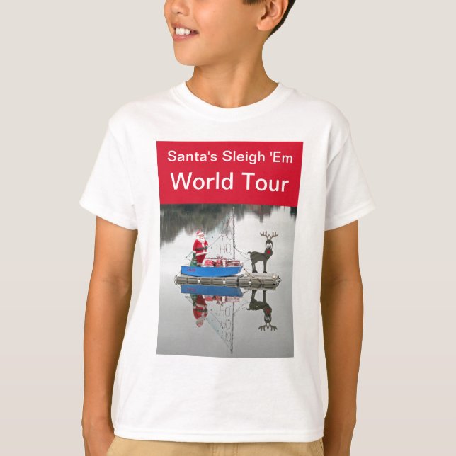 Santa's World Tour T-shirt (Front)