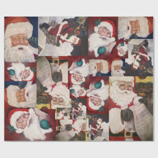 Santas wrapping paper