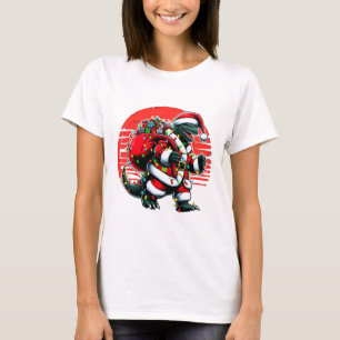 Santazilla Christmas Shirt Japanese Monster Kaiju 