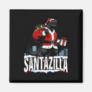 Santazilla Kaiju Santa Christmas Japanese Monster Magnet