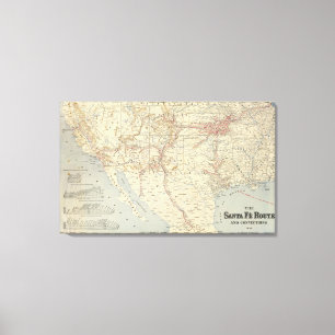 Sante Fe Route, California Canvas Print