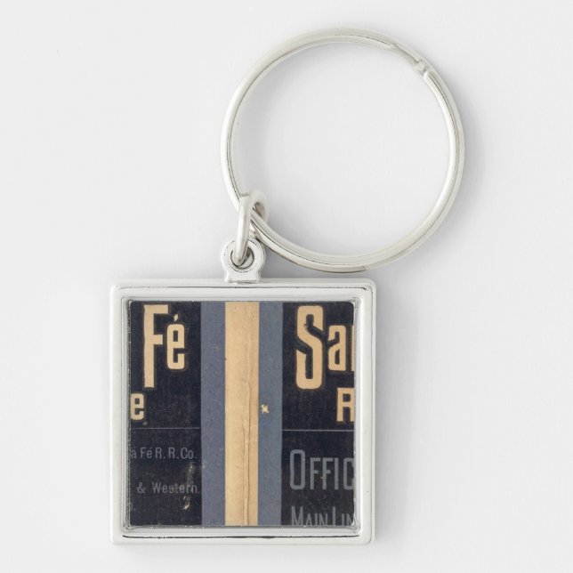Sante Fe Route, California Key Ring (Front)