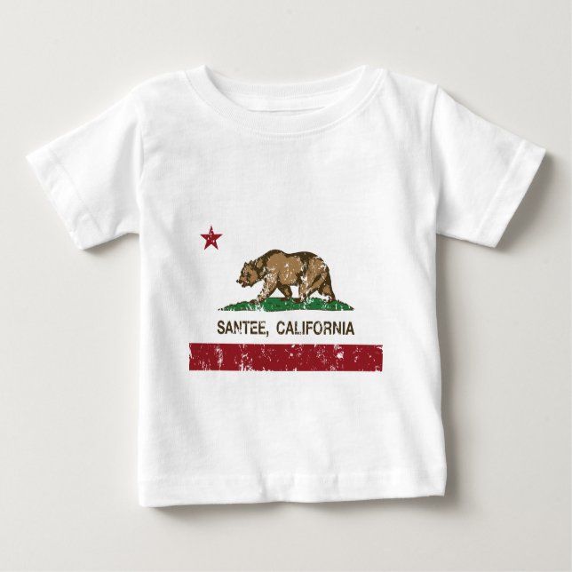 santee california state flag baby T-Shirt (Front)