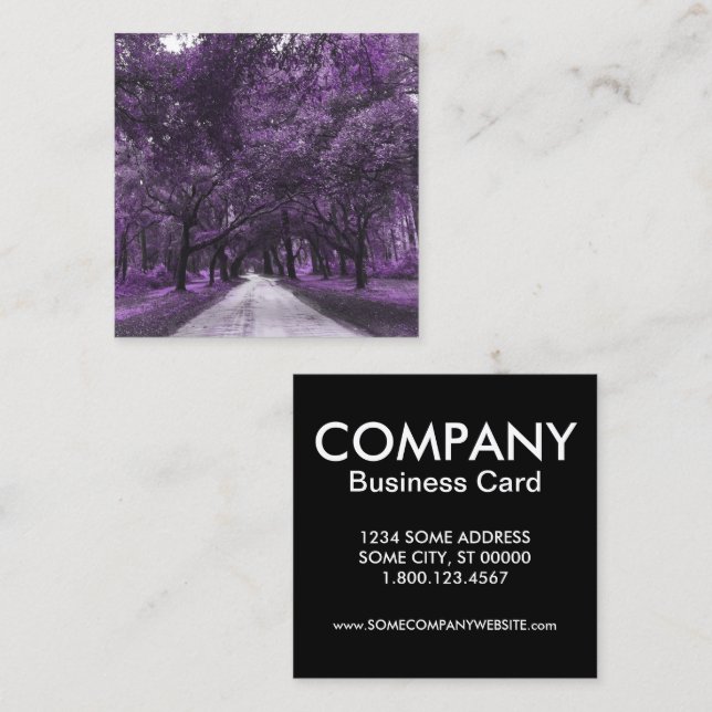 santee road square business card (Front/Back)