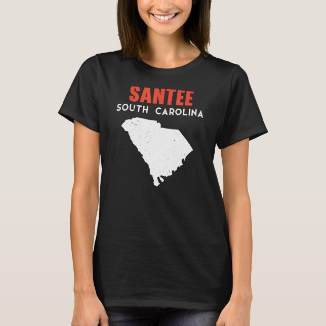 Santee South Carolina USA State America Travel T-Shirt (Front)