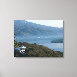 Santiago Bay Morning in Manzanillo Canvas Print