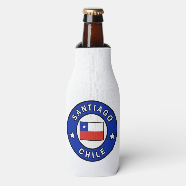 Santiago Chile Bottle Cooler (Bottle Front)