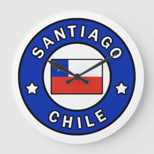 Santiago Chile Large Clock