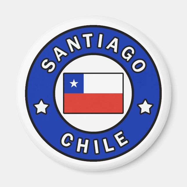 Santiago Chile Magnet (Front)