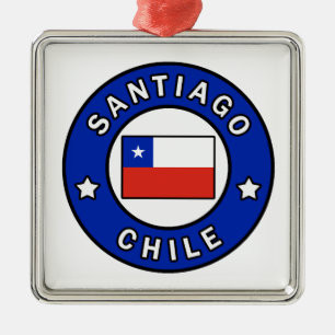 Santiago Chile Metal Tree Decoration