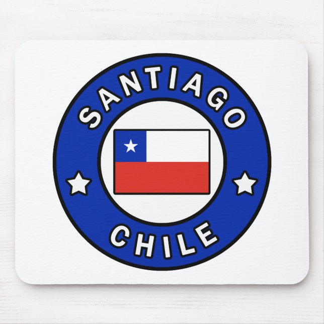 Santiago Chile Mouse Pad (Front)