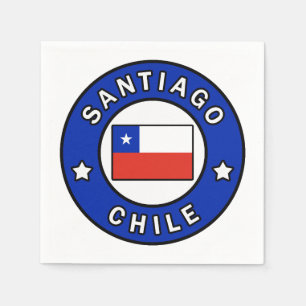 Santiago Chile Napkin