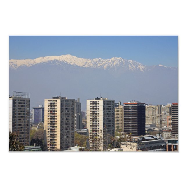 Santiago, Chile Photo Print (Front)