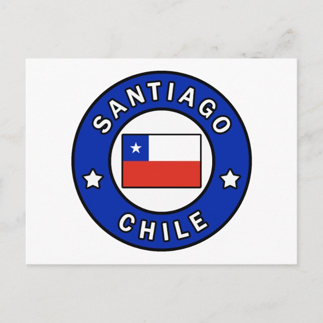 Santiago Chile Postcard (Front)
