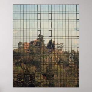 Santiago, Chile reflection Poster