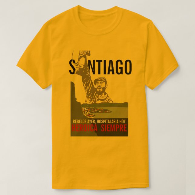 SANTIAGO CUBA T-Shirt (Design Front)