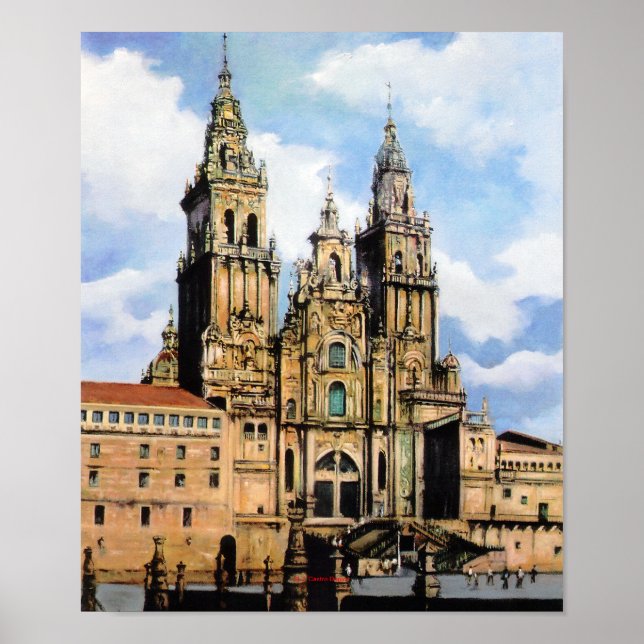 Santiago de Compostela Cathedral (A Coruña) Poster (Front)