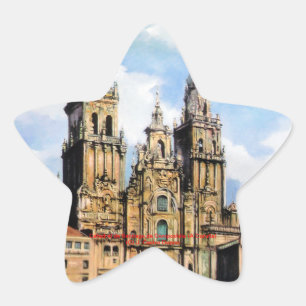 Santiago de Compostela Cathedral (A Coruña) Star Sticker