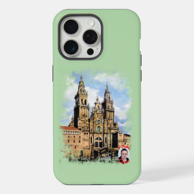 Santiago de Compostela Cathedral iPhone Case (Back)