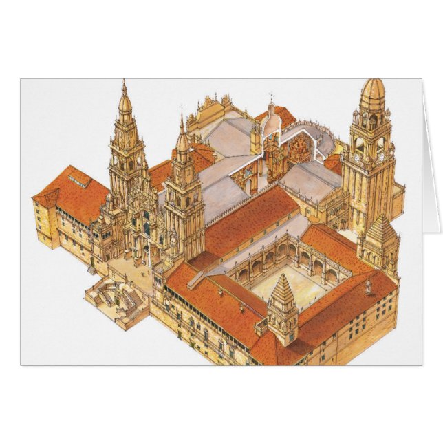 Santiago de Compostela Cathedral. Spain (Front Horizontal)