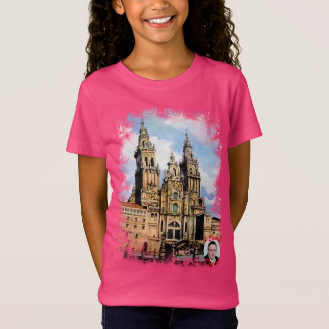 Santiago de Compostela Cathedral T-Shirt (Front)