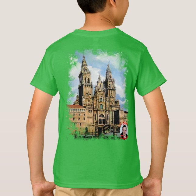 Santiago de Compostela Cathedral T-Shirt (Back)